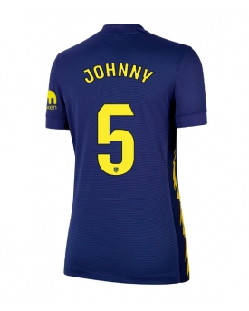 Billige Fotballdrakt Atletico Madrid Johnny Cardoso #5 Replika Bortedrakt Dame 2025-26 Kortermet Billige Fotballdrakt Atletico Madrid Johnny Cardoso #5 Replika Bortedrakt Dame 2025-26 Kortermet